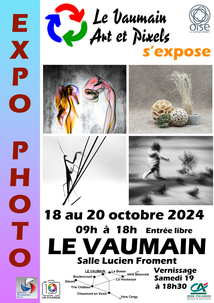 Exposition club photo Le Vaumain Art et Pixels