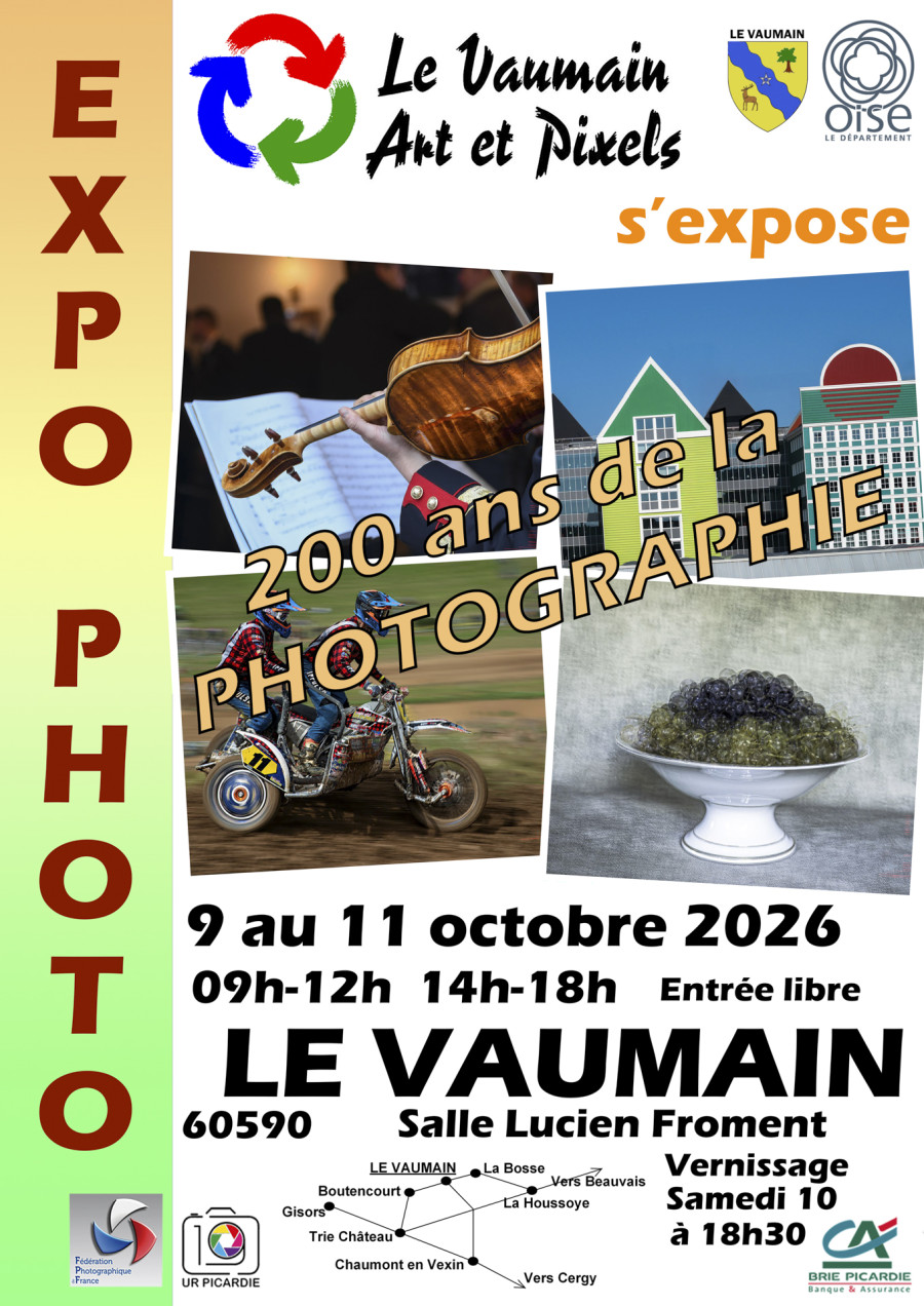 Exposition de club Le Vaumain Art et Pixels